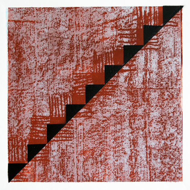 Maighread 2,Woodcut with Stencil by William Dick, artist