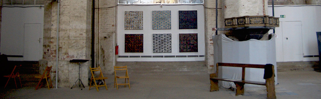 Installation Photos of William Dick exhibition atSt. Jacobikirche, Stralsund, Germany 2006