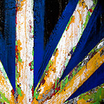 
                  <ul>
                    <li>Doorcheek I, Detail, 2012,</li>
                    <li>Mixed Media/Wax on Canvas,</li>
                    <li>250 x 250cm</li>
                  </ul>