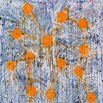 
                  <ul>
                    <li>Vainish II, 2013,</li>
                    <li>Mixed Media/Wax on Canvas,</li>
                    <li>100 x 100cm</li>
                  </ul>